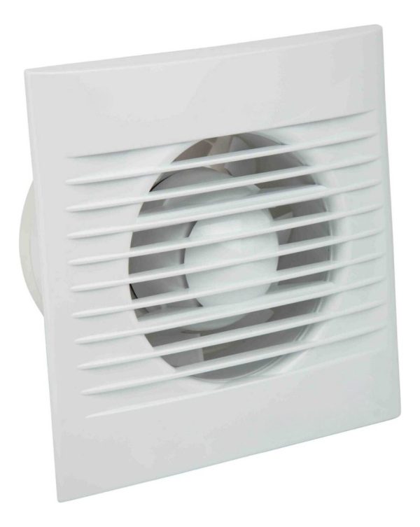 Extractor De Aire Baño Cocina 4 Pulgadas 18w 14 X 14 Cm