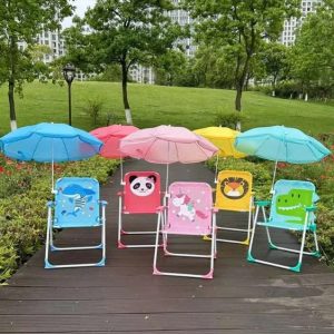 Silla Plegable De Playa Infantil Con Sombrilla Para Niños: imagen 2