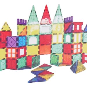 Bloques De Construcción Magnéticos Forma Geométrica 100 Pcs: imagen 2