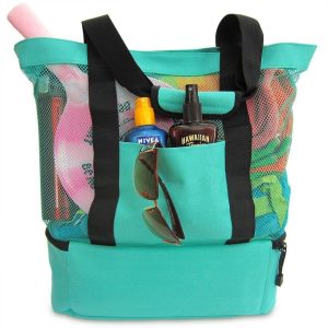 Bolsa De Playa Picnic Paseo Con Conservadora Incluida 2 En 1