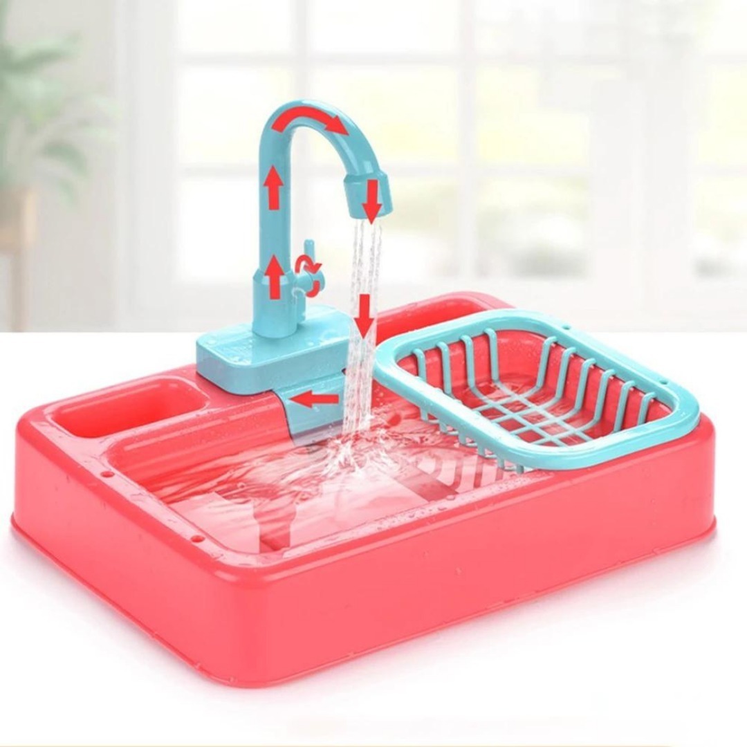 Juego Fregadero De Cocina Para Niños Con Accesorios Y Agua: imagen 7