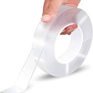 Cinta Adhesiva Magica Doble Faz Transparente Silicona 3 Mts: imagen 2