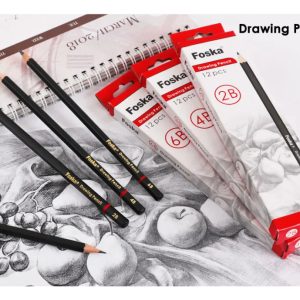 Pack 12 Lápices Para Dibujo Foska 8b: imagen 3