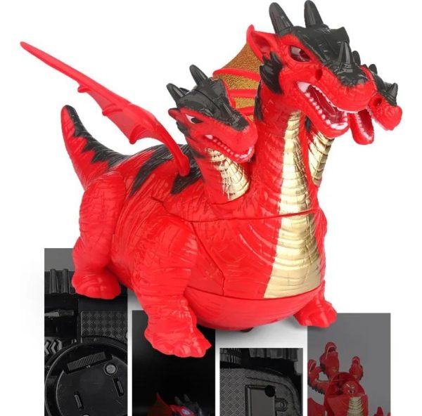 Transformer Dragon Robot Luces Y Sonido Calidad