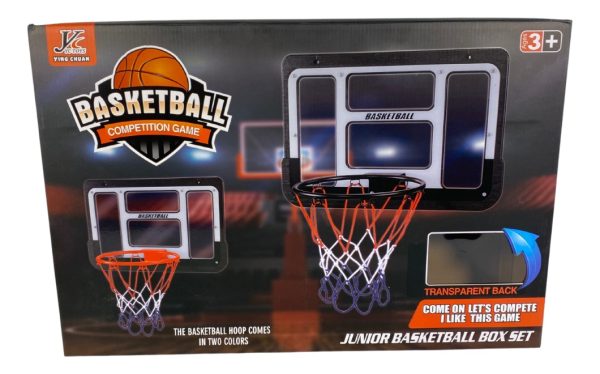 Aro Tablero De Basketball En Acrílico Transparente C/ Pelota