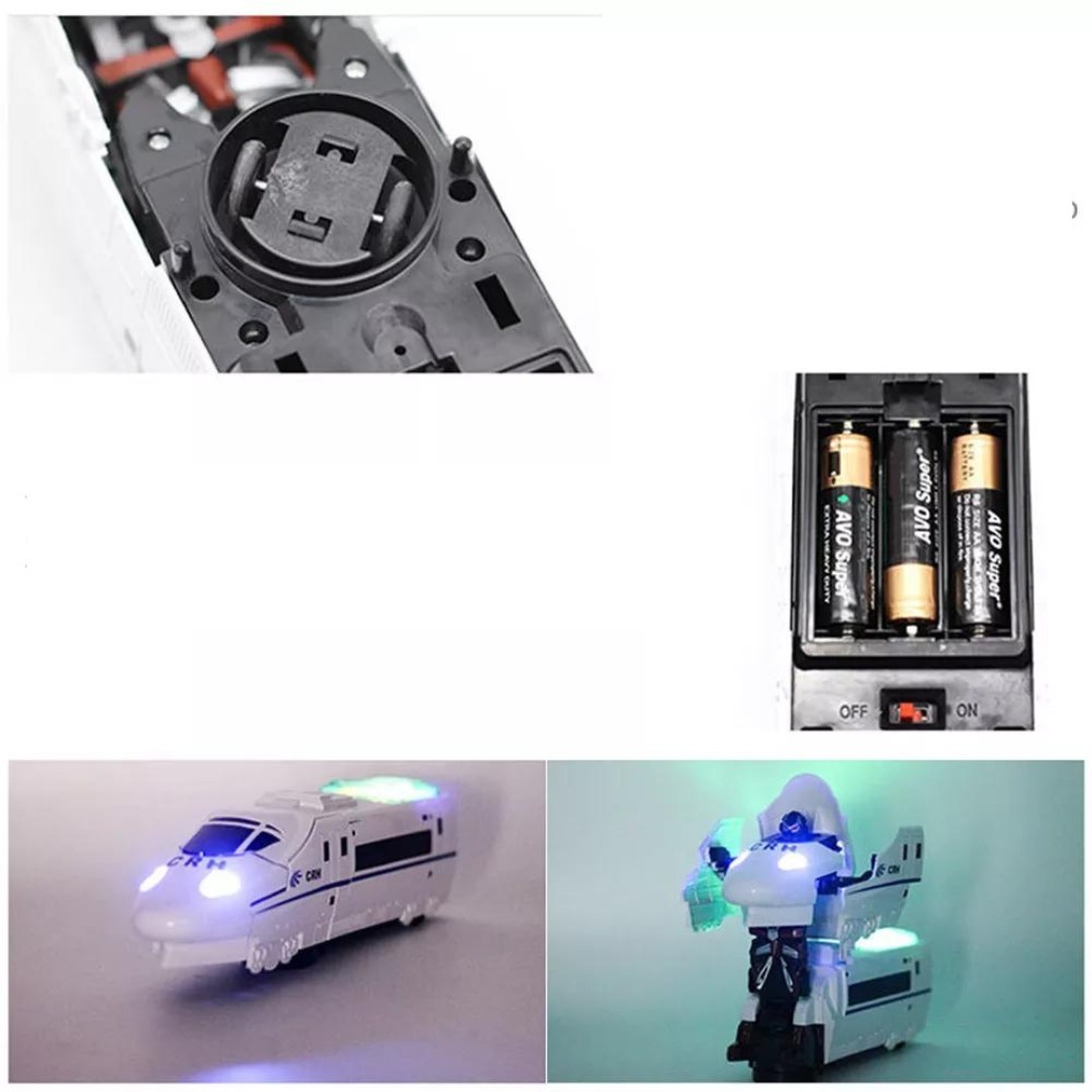 Transformer Robot Super Tren Con Luz Y Sonido: imagen 3