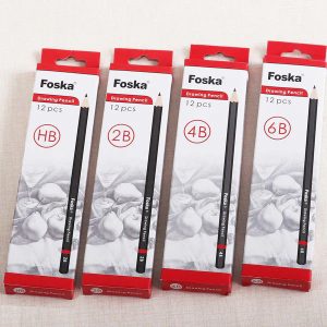 Pack 12 Lápices Para Dibujo Foska 8b: imagen 2