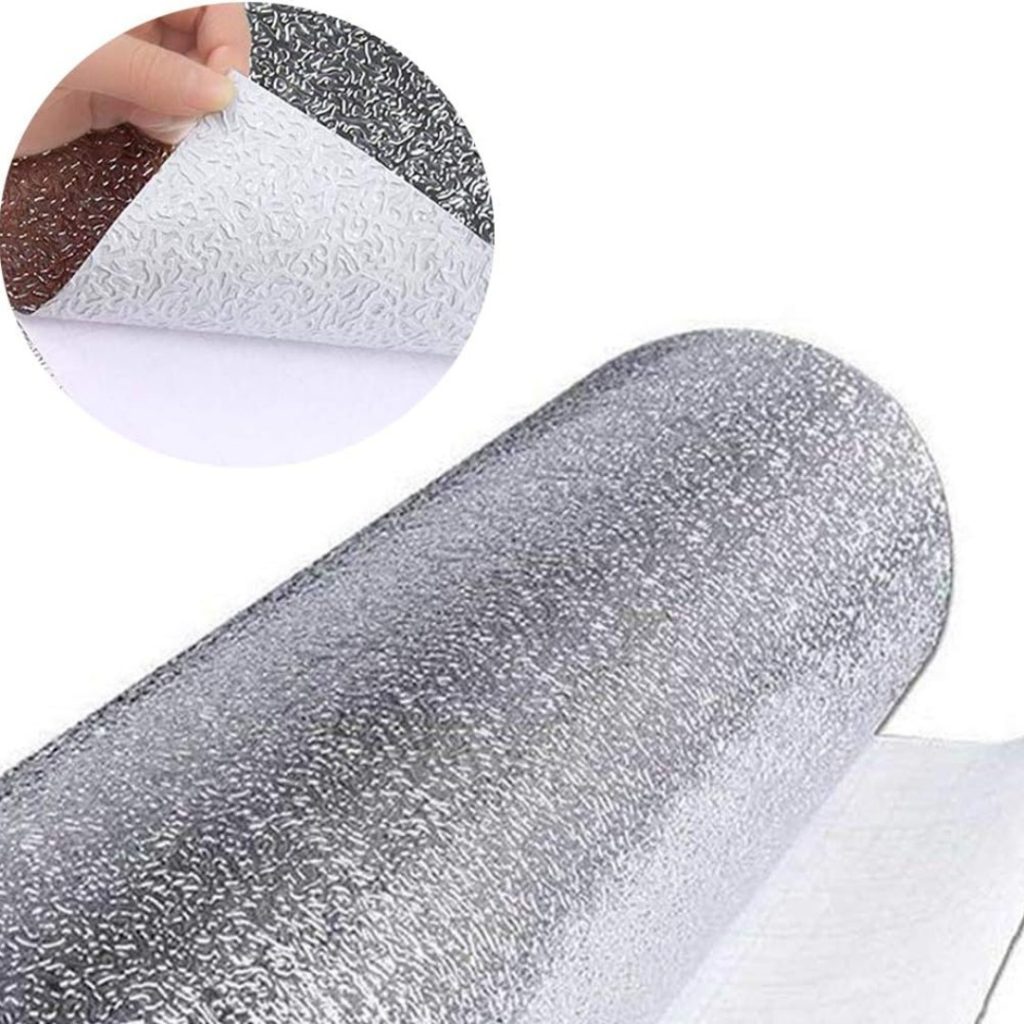 Papel Autoadhesivo Cocina Aluminio 60 Cm X 3 Metros Largo
