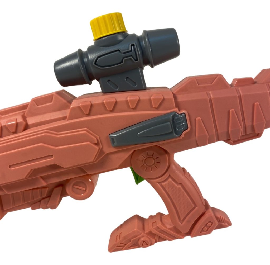 Pistola De Agua Gigante Metralleta Diseño Dinosaurio