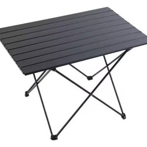 Mesa Plegable Camping Color Negro: imagen 2