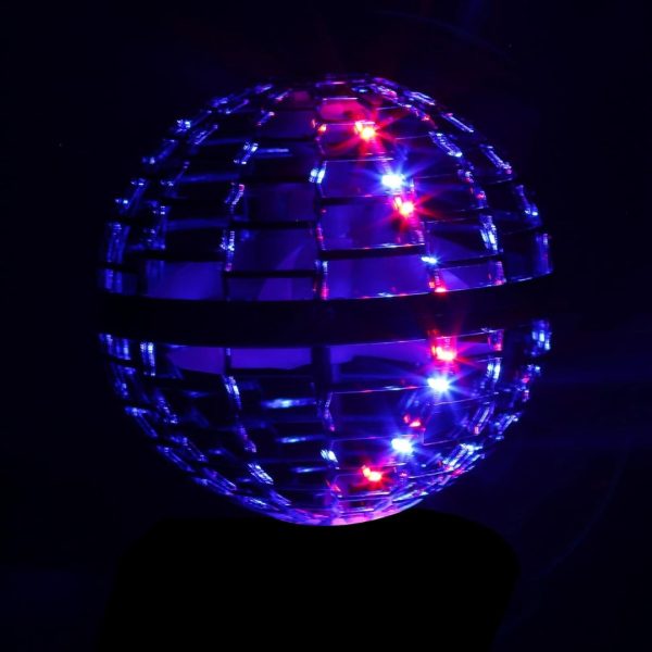 Bola Spinner Drone Mágica Voladora Pelota Flynova Luz Led