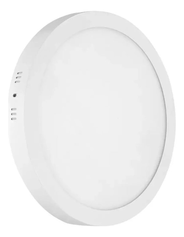 Plafon Luz Led 24w Redondo Sobrepuesto Alto Rendimiento