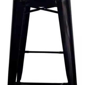 Taburete Banqueta Tolix Con Base En Madera Con Respaldo: imagen 3