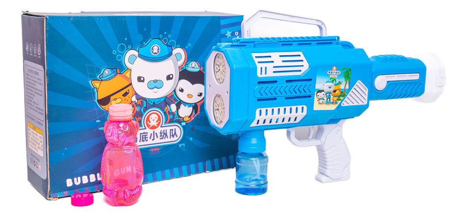 Burbujero Arma Tipo Bazooka Infantil 2 Cañones