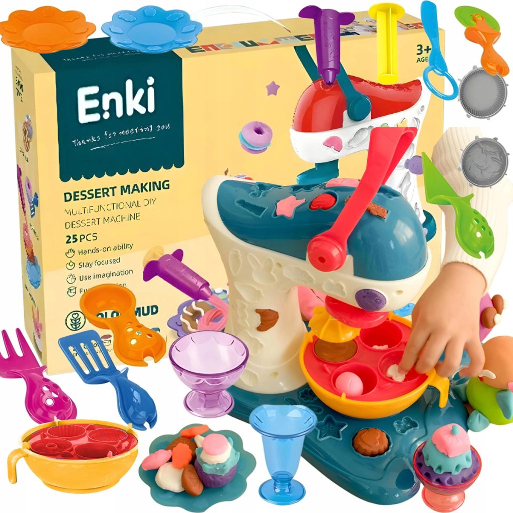 Juego Maquina Postre Masas Pasta Didactico 25 Piezas