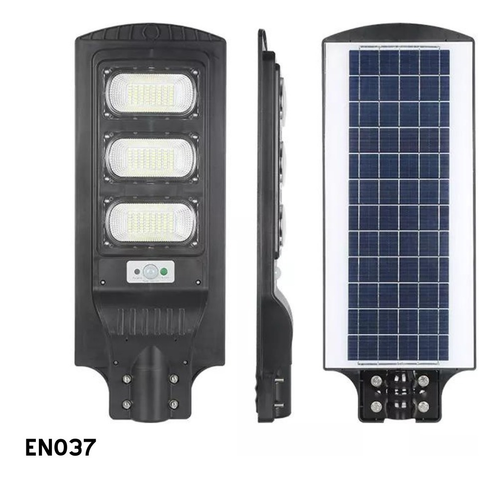 Foco Solar Led Reflector Sensor Control Brazo Metal 150w: imagen 1