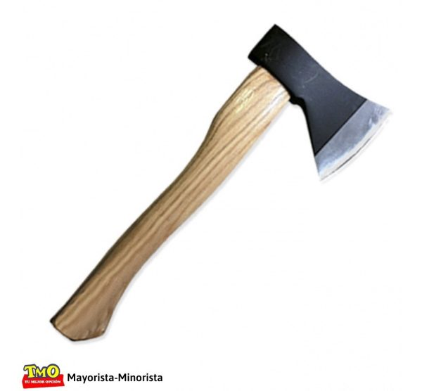 Hacha De Mano 38 Cm Mango Madera Calidad