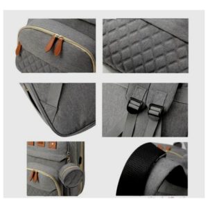 Bolso Mochila Maternal Cuna Bebé Cambiador Calidad: imagen 10