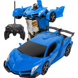 Transformer Auto Robot Con Luz Y Sonido A Control Remoto: imagen 9