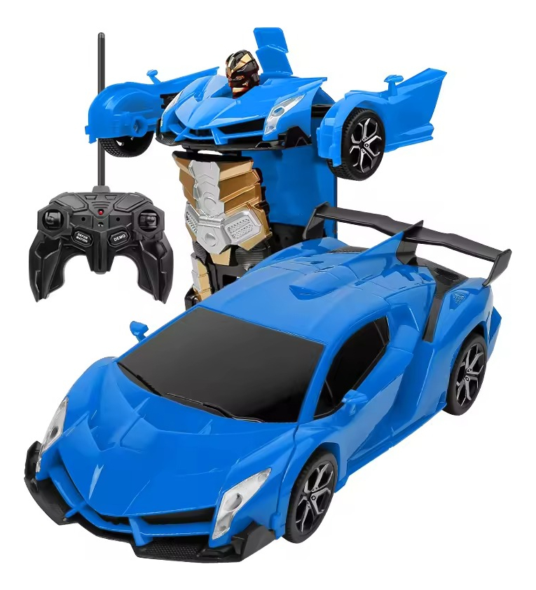 Transformer Auto Robot Con Luz Y Sonido A Control Remoto: imagen 9