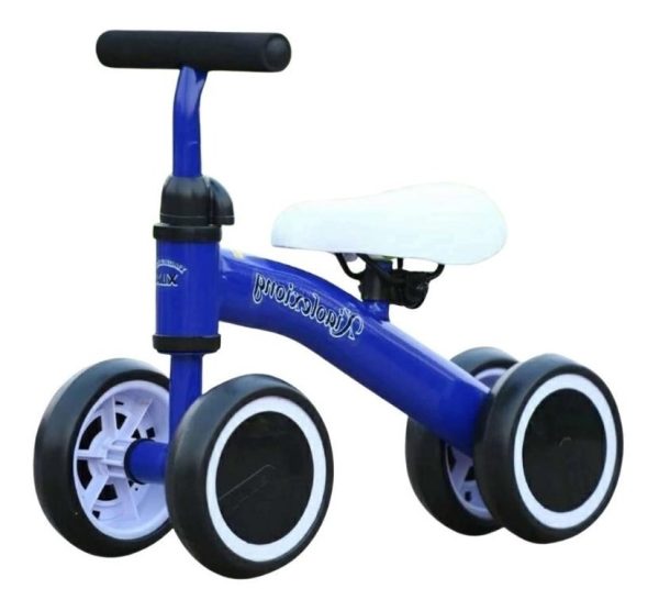 Bicicleta De Metal Sin Pedales P/ Niños 4 Ruedas Equilibrio