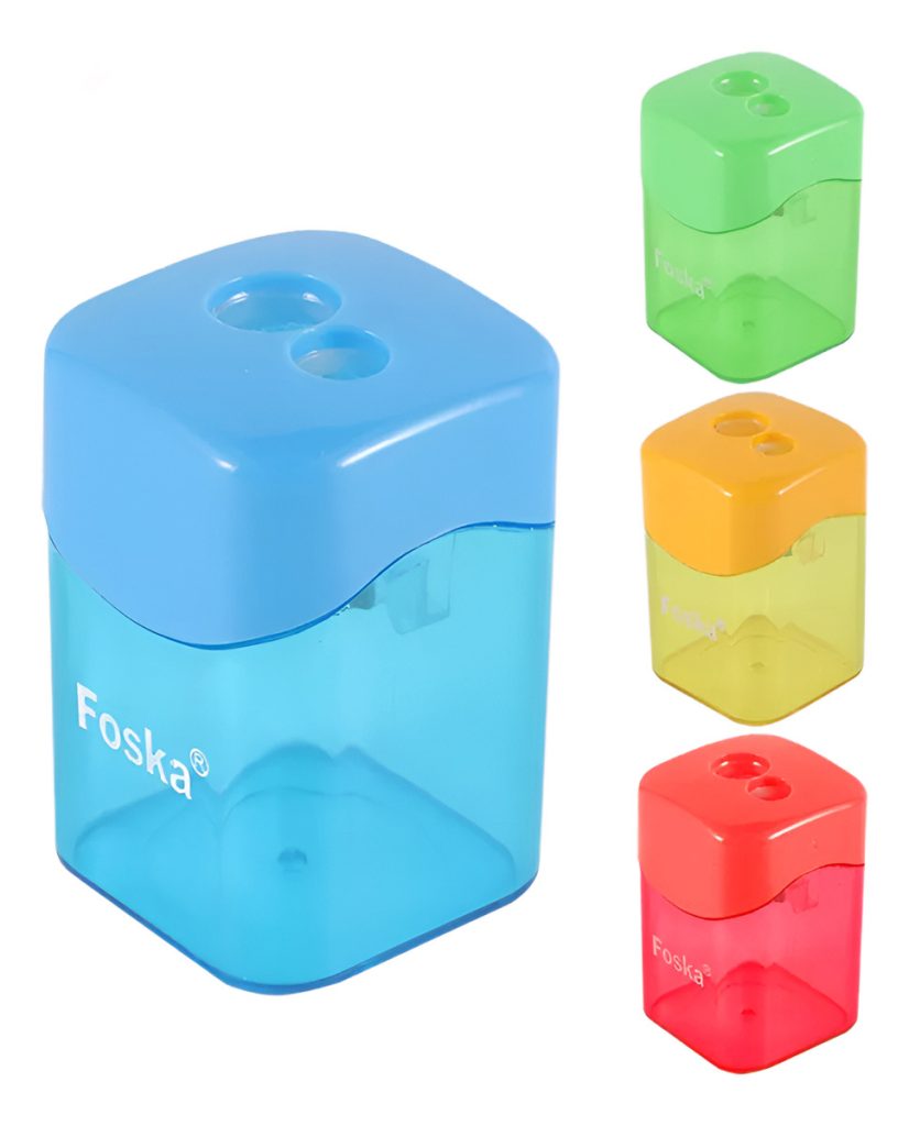 Sacapunta De Plástico Transparente Foska
