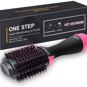 Cepillo Alisador Planchita Secador 3 En 1 Cabello Anti Frizz: imagen 2