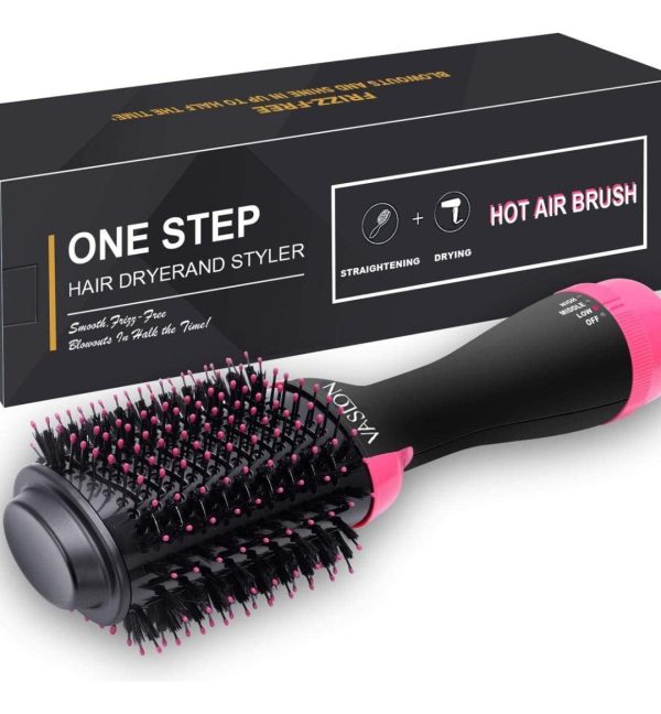 Cepillo Alisador Planchita Secador 3 En 1 Cabello Anti Frizz