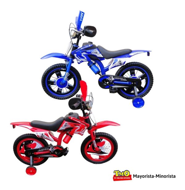 Bicicleta Moto Bicimoto Niños Rodado 16 Armada