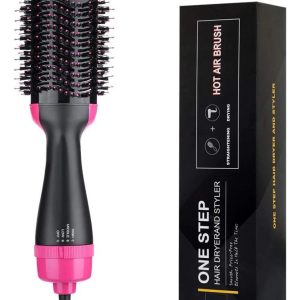 Cepillo Alisador Planchita Secador 3 En 1 Cabello Anti Frizz