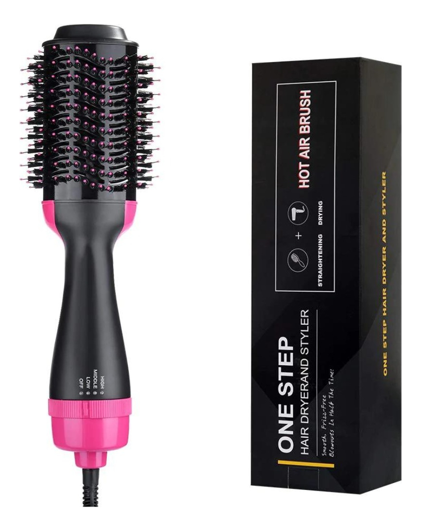 Cepillo Alisador Planchita Secador 3 En 1 Cabello Anti Frizz: imagen 1