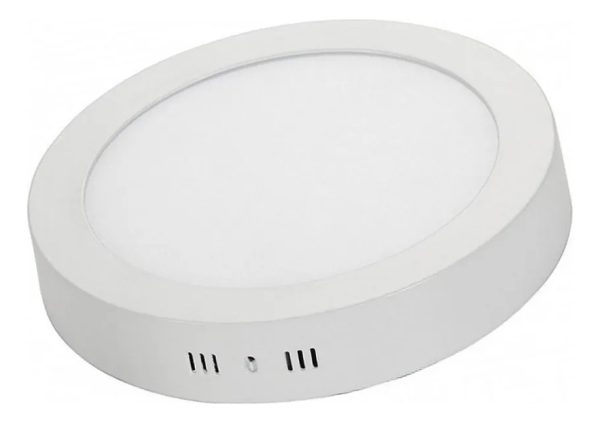 Plafon Luz Led 24w Redondo Sobrepuesto Alto Rendimiento