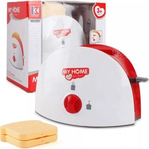 Tostadora De Juguete Utensilios Para Niños Con Luz Y Sonido Blanco: imagen 3
