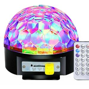 Bola De Luces Colores Parlante Bluetooth +pendrive + Control