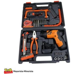 Set Taladro Atornillador + Juego Puntas Y Accesorios: imagen 2