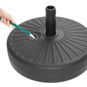 Sombrilla Para Jardín Con Soporte De Plástico Engomado.: imagen 9