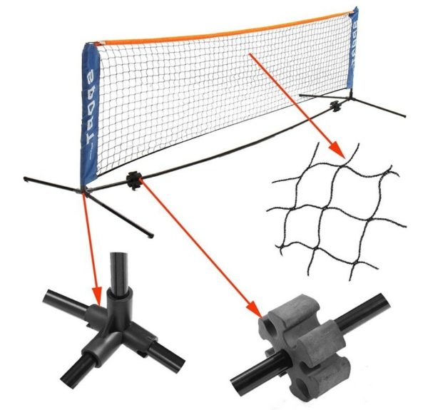 Red De Futbol Tenis Ajustable Incluye Bolso Para Transporte