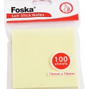 Notas Adhesivas 75 X 75 100 Hojas Pack X24 Uni Foska