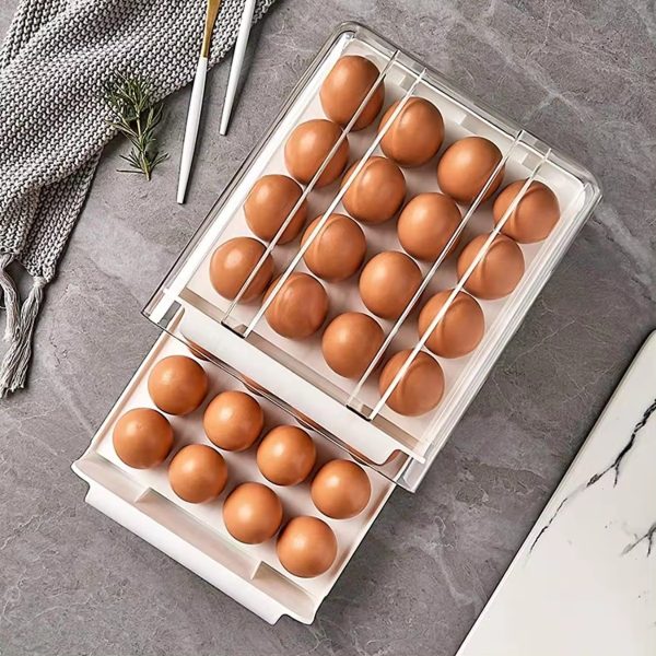 Huevera Organizador Para Huevos Práctico Para 30 Unidades