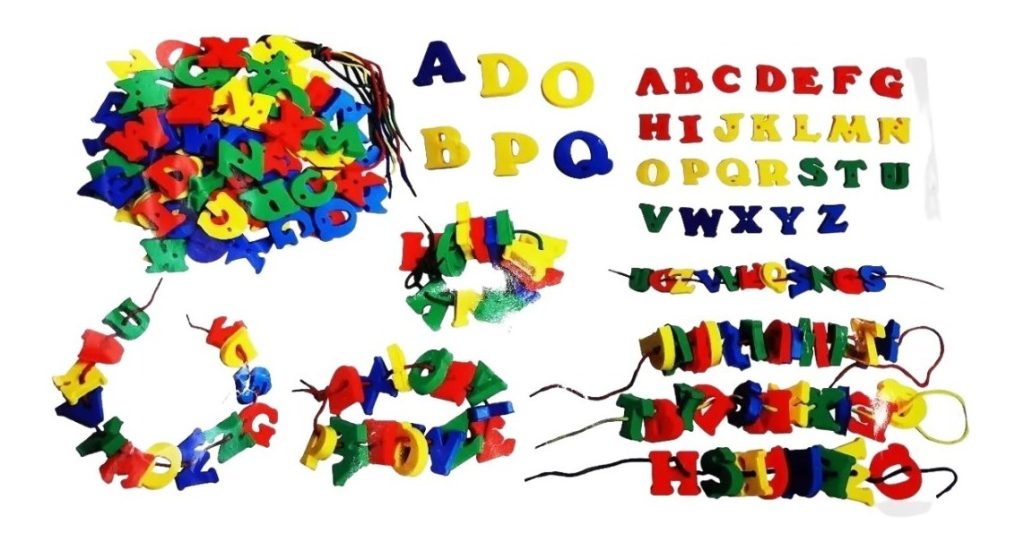 Juego De Letras Mayúsculas Didácticas En Blister