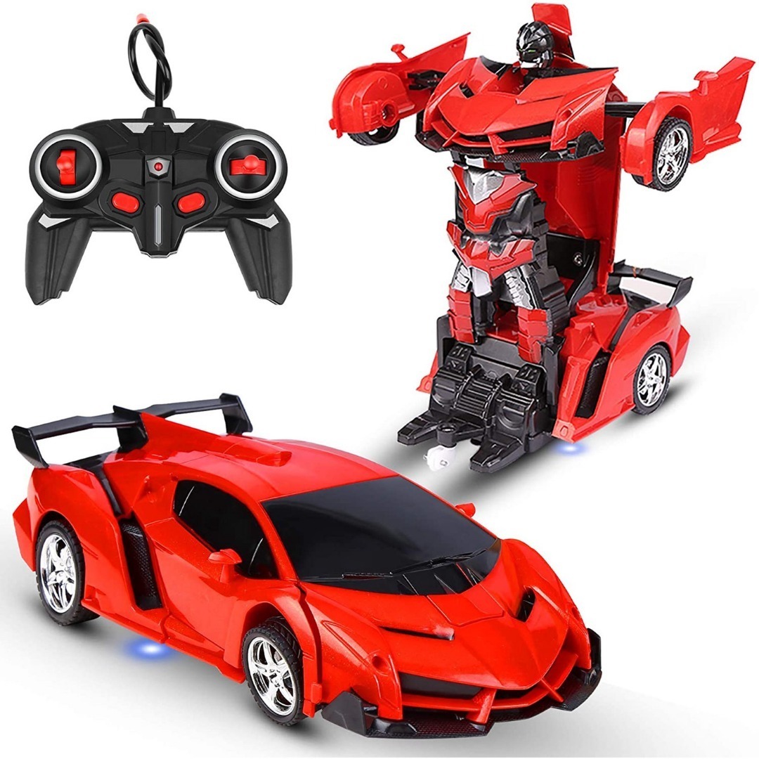 Transformer Auto Robot Con Luz Y Sonido A Control Remoto: imagen 5