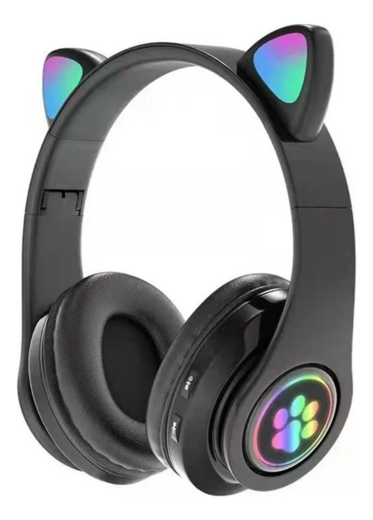 Auriculares Bluetooth Manos Libres Niños Orejas Gatito