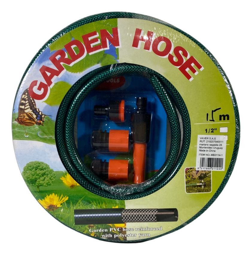 Manguera Para Jardin 30 Metros Kit Con Acoples: imagen 1
