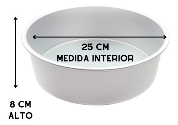 Tortera Desmontable Molde Torta 25 Cm