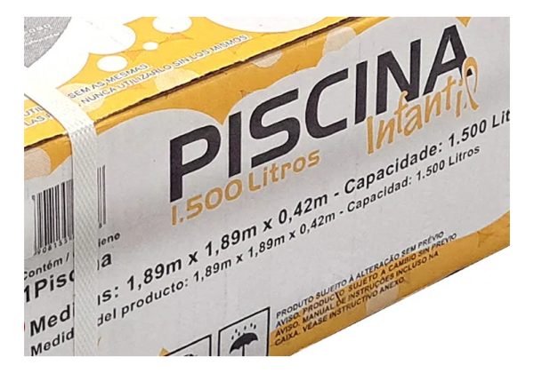 Piscina Estructural Rectangular Botafogo De 1500 Litros