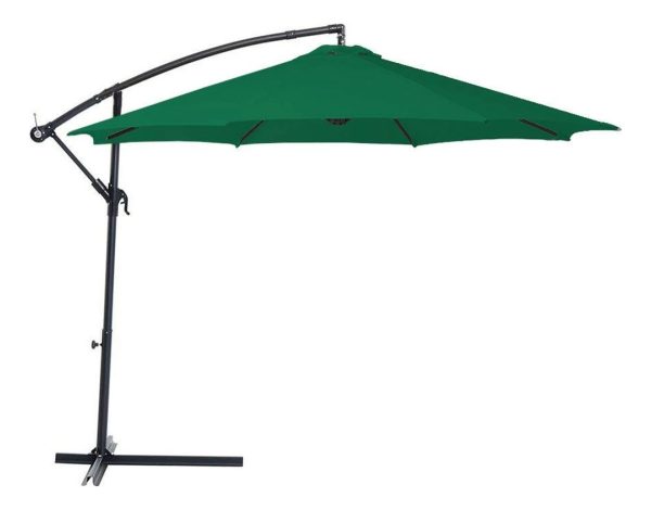 Sombrilla 3 X 3 Mts Uv Para Jardín Patio Lateral Reforzado