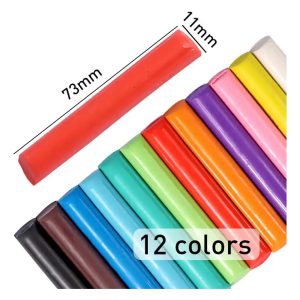 Plastilina 12 Colores Masa Para Moldear Foska: imagen 2