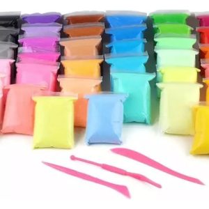 Clayclown Masa Para Moldear Arcilla Ultraligera Multicolor 36 Piezas Cuchillo: imagen 4