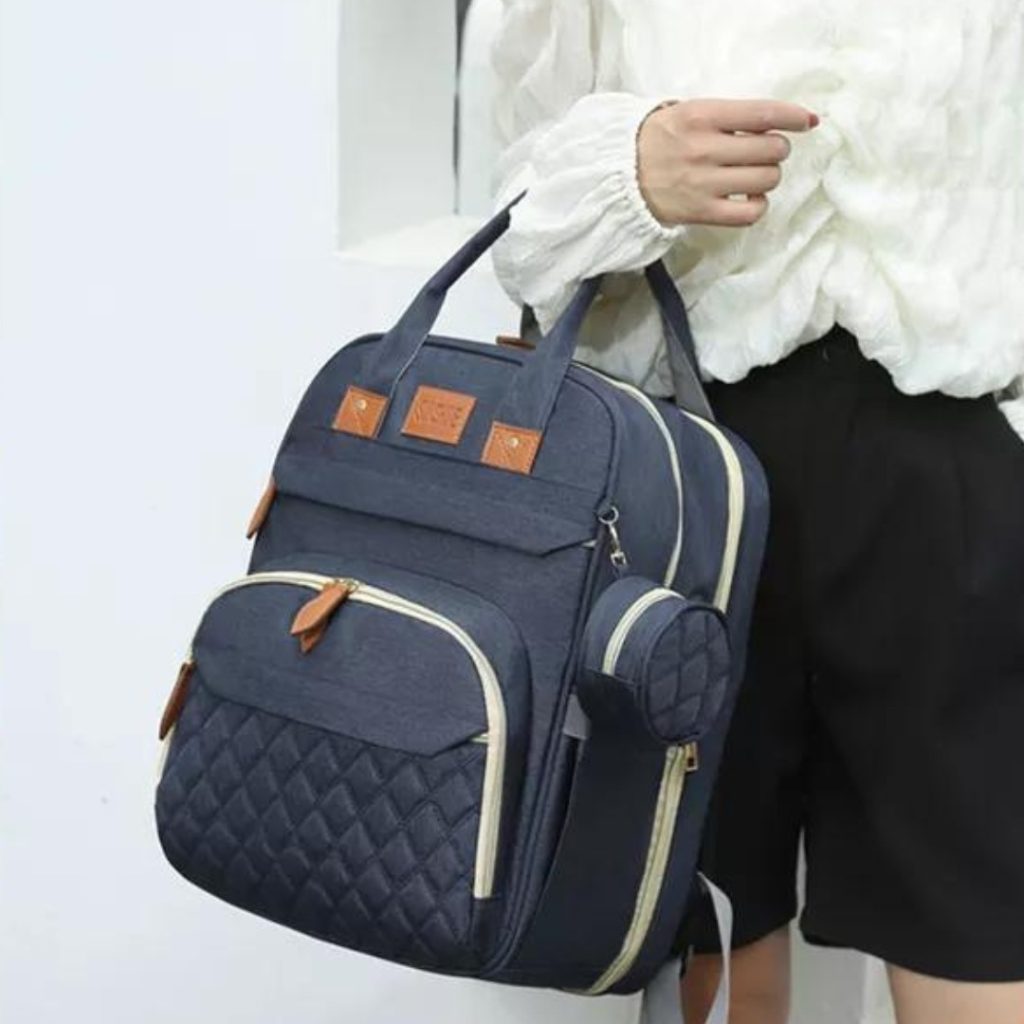 Bolso Mochila Maternal Cuna Bebé Cambiador Calidad