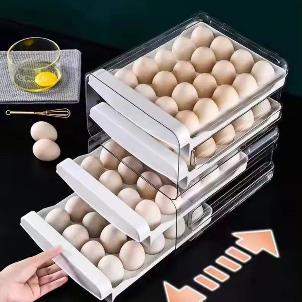 Huevera Organizador Para Huevos Práctico Para 30 Unidades